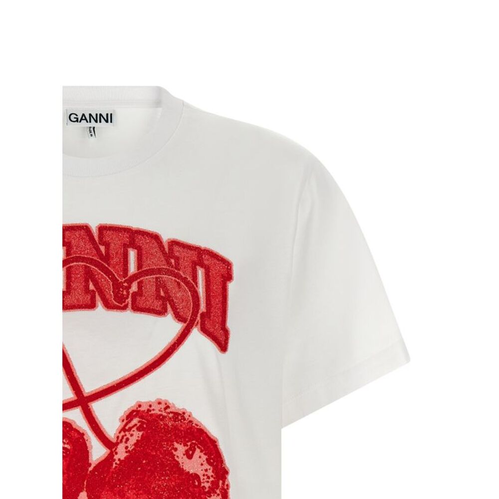 Ganni Women 'Cherry' T-Shirt - Picture 3 of 4